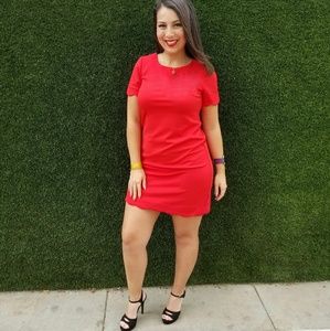 Red dress